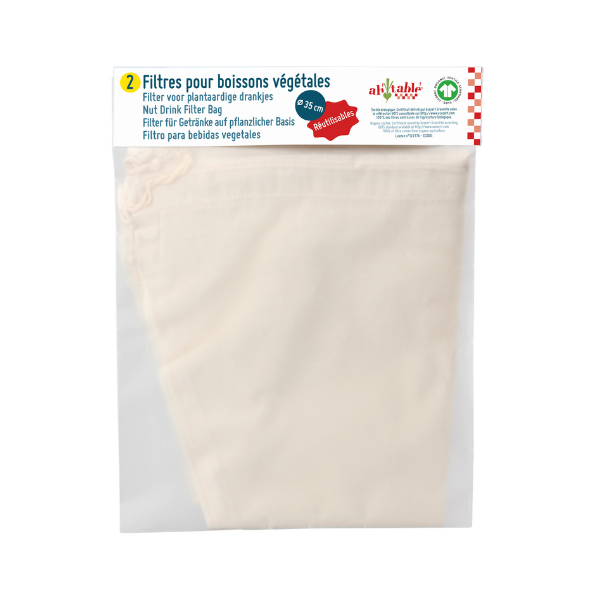 Etamines (filtres pour boissons végétales en coton bio) - 1