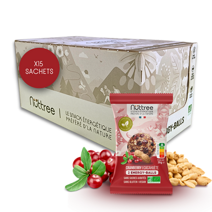 Balls bio cranberry cacahuètes (prêt à vendre) - 1
