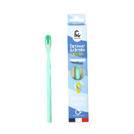 Brosse à dents - medium - eu vert d'eau - 1