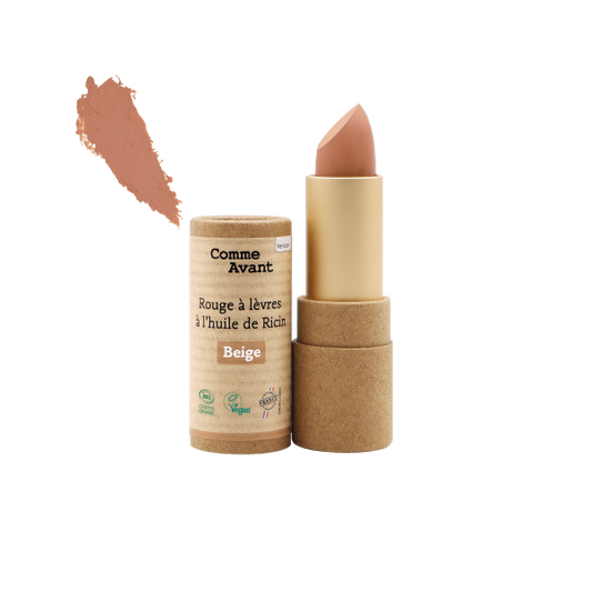Rouge à lèvres à l'huile de ricin (beige) - 1